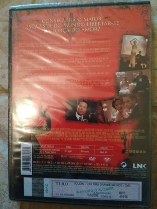 Dvd Novo Houdini