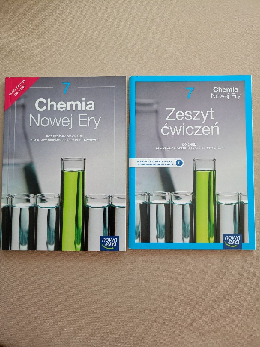 Podręcznik i ćwiczenia do chemii klasa 7 wydawnictwo Operon