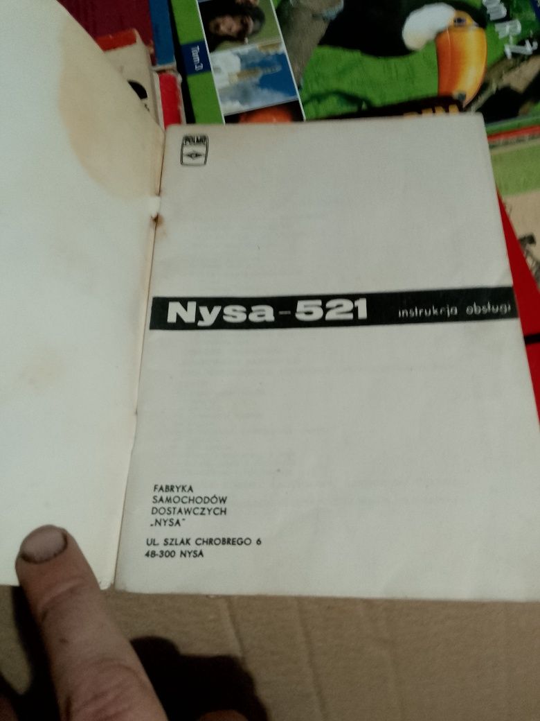 Instrukcja obsługi Nysa 521