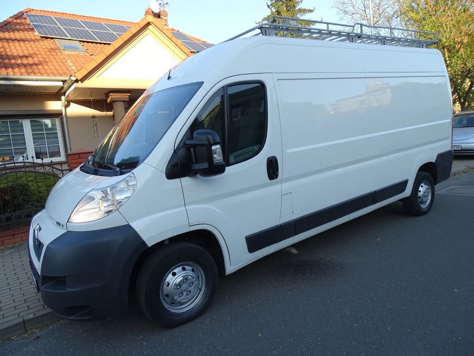 Peugeot BOXER 3,0 HDI - 160 KONI , KLIMATYZACJA, L3 H2 ,PAKA 3,80 M HAK , BAGAŻNIK DACHOWY,  bezwypadkowy , zarejestrowany i ubezpieczony na mnie.STAN BDB.