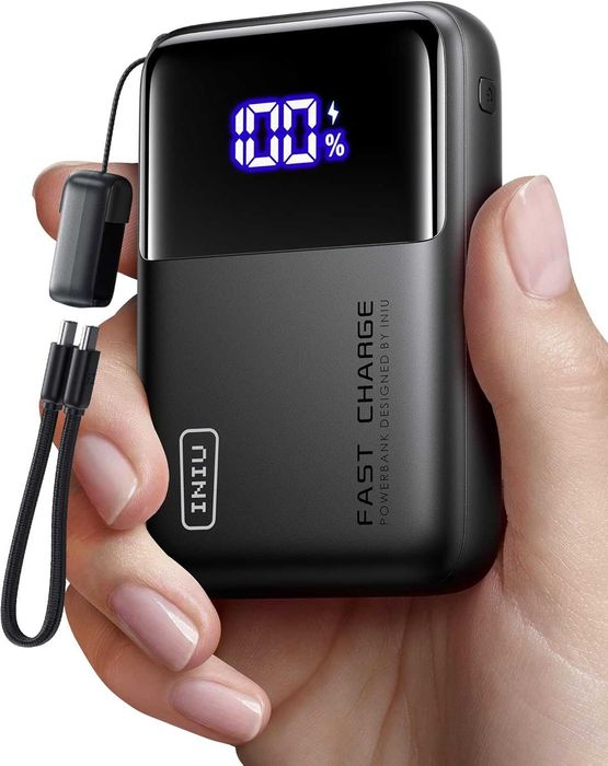 INIU Power Bank 20000mAh 65W – ультракомпактний, швидка зарядка, новий