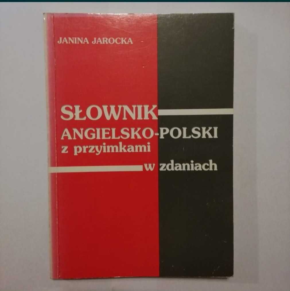 Słownik z przyimkami w zdaniach angielsko polski Janina Jarocka