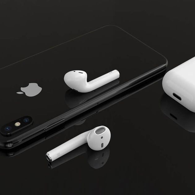 Беспроводные Bluetooth наушники Hoco EW02 Plus с кейсом для зарядки