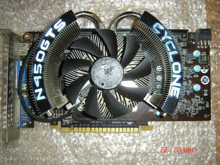 Видеокарта msi т450gts cyclone 1gd5
