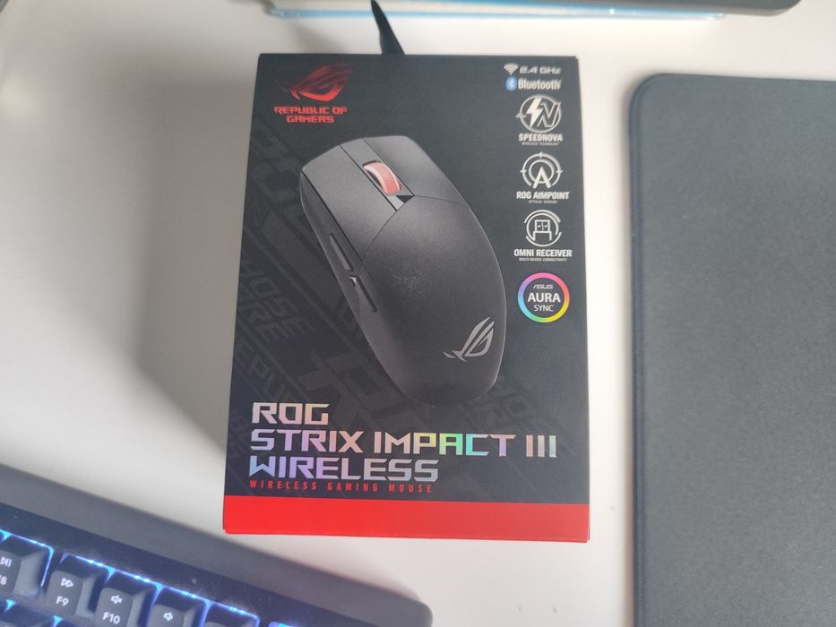 мишка asus rog strix impact iii wireless