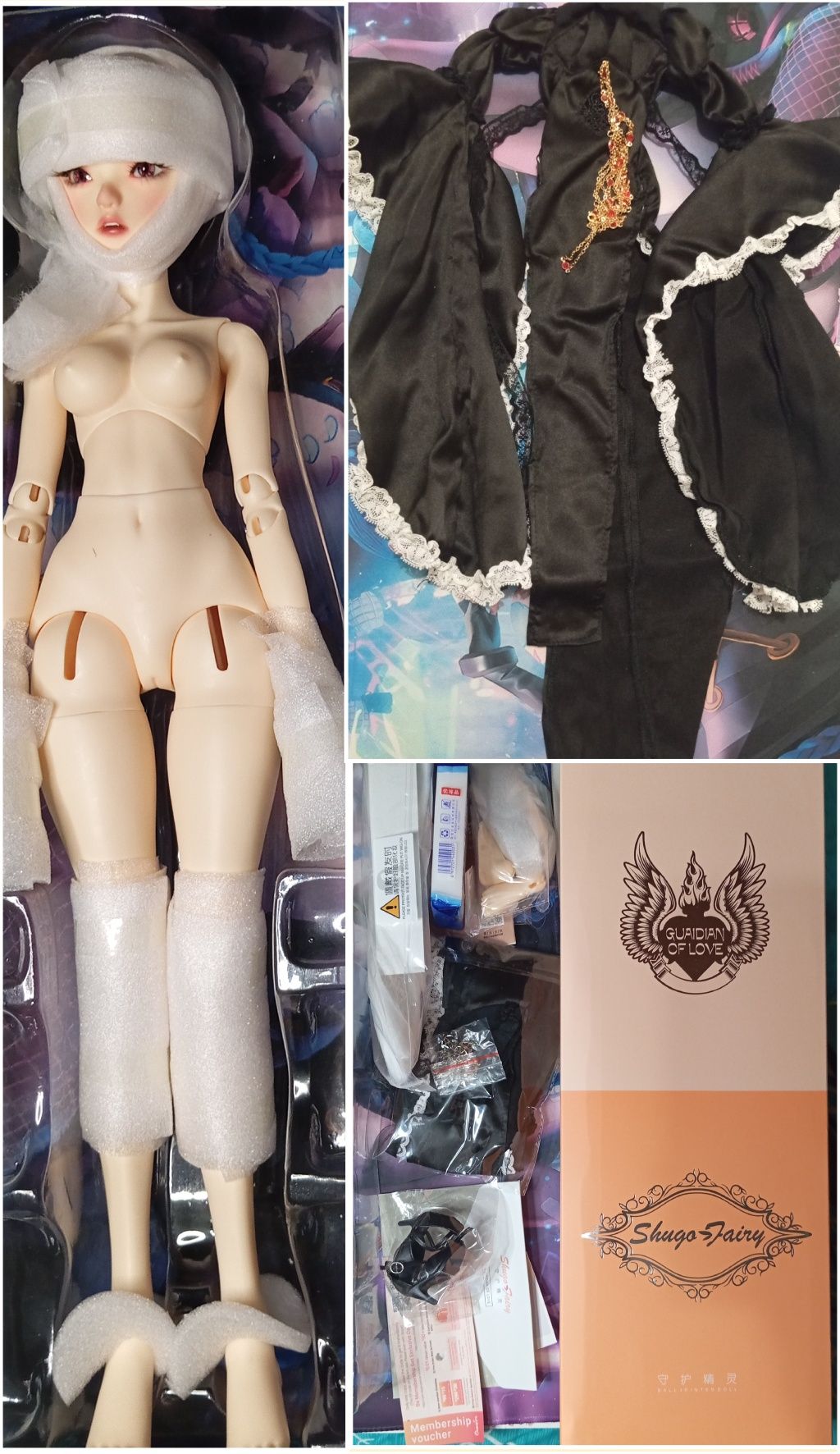 Шарнірна лялька 1/4 ShugaFairy Шарнирная кукла бжд bjd sexy dark goat