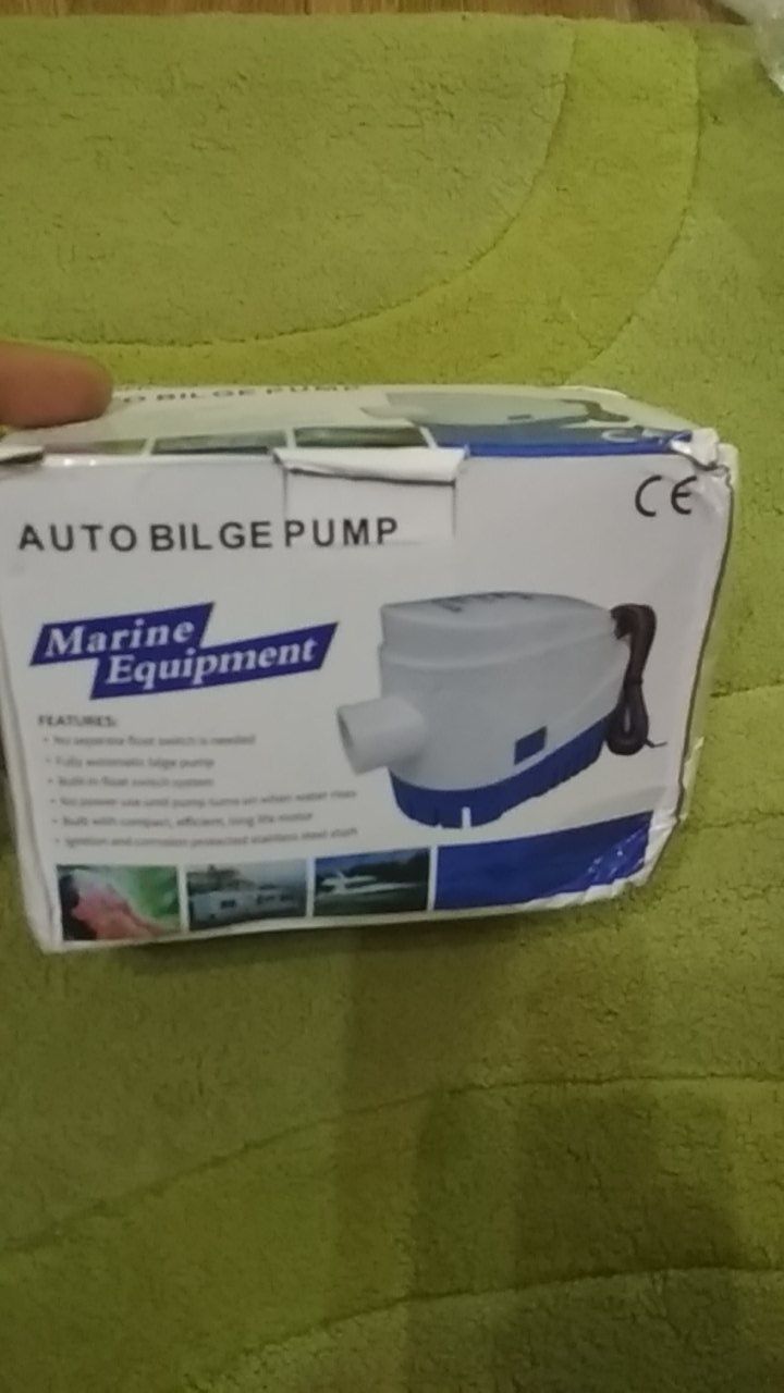 Bomba água 12v submersível Porão automática