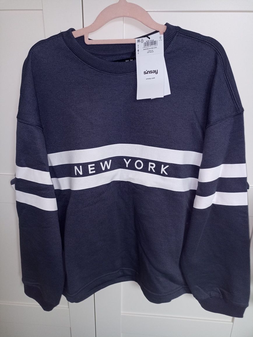 Sinsay nowy kultowy dres z lampasami New York R.M,L,XL
