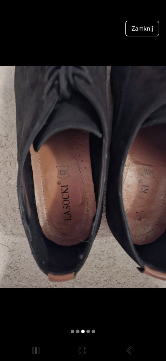 Eleganckie mokasyny damskie lasocki