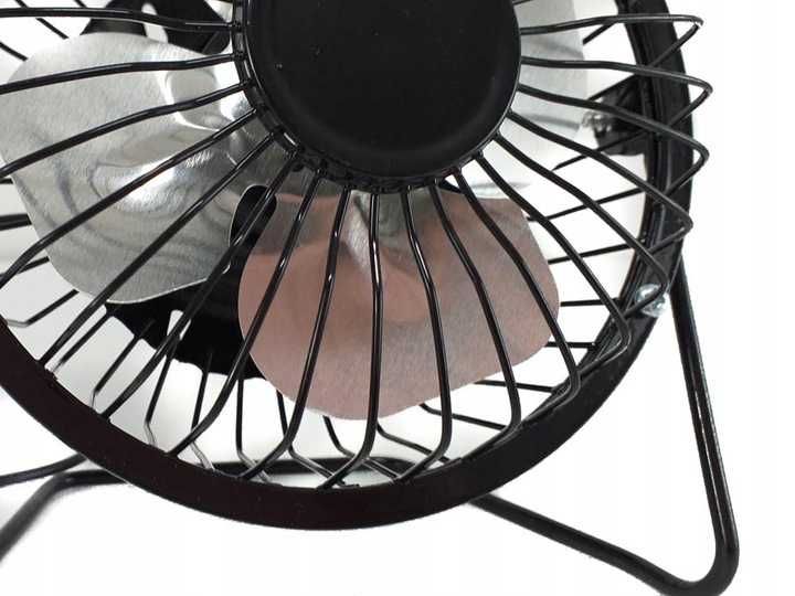 MINI WENTYLATOR wiatrak biurkowy na USB przenośny samochodowy