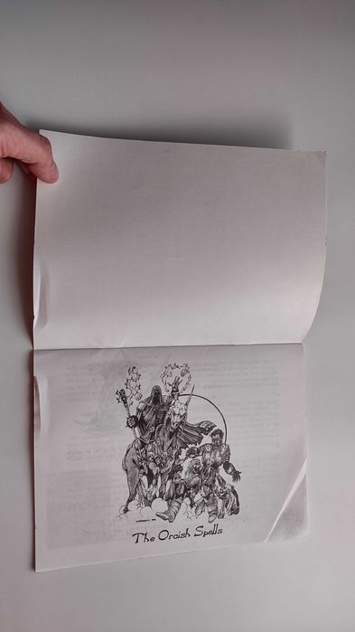 Warcraft II The Orcish/human spells PC sama instrukcja po angielsku