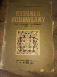 Rysunek budowlany dla Techników 1954