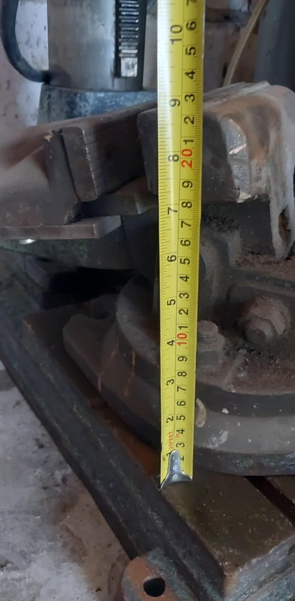 Imadło maszynowe 165mm