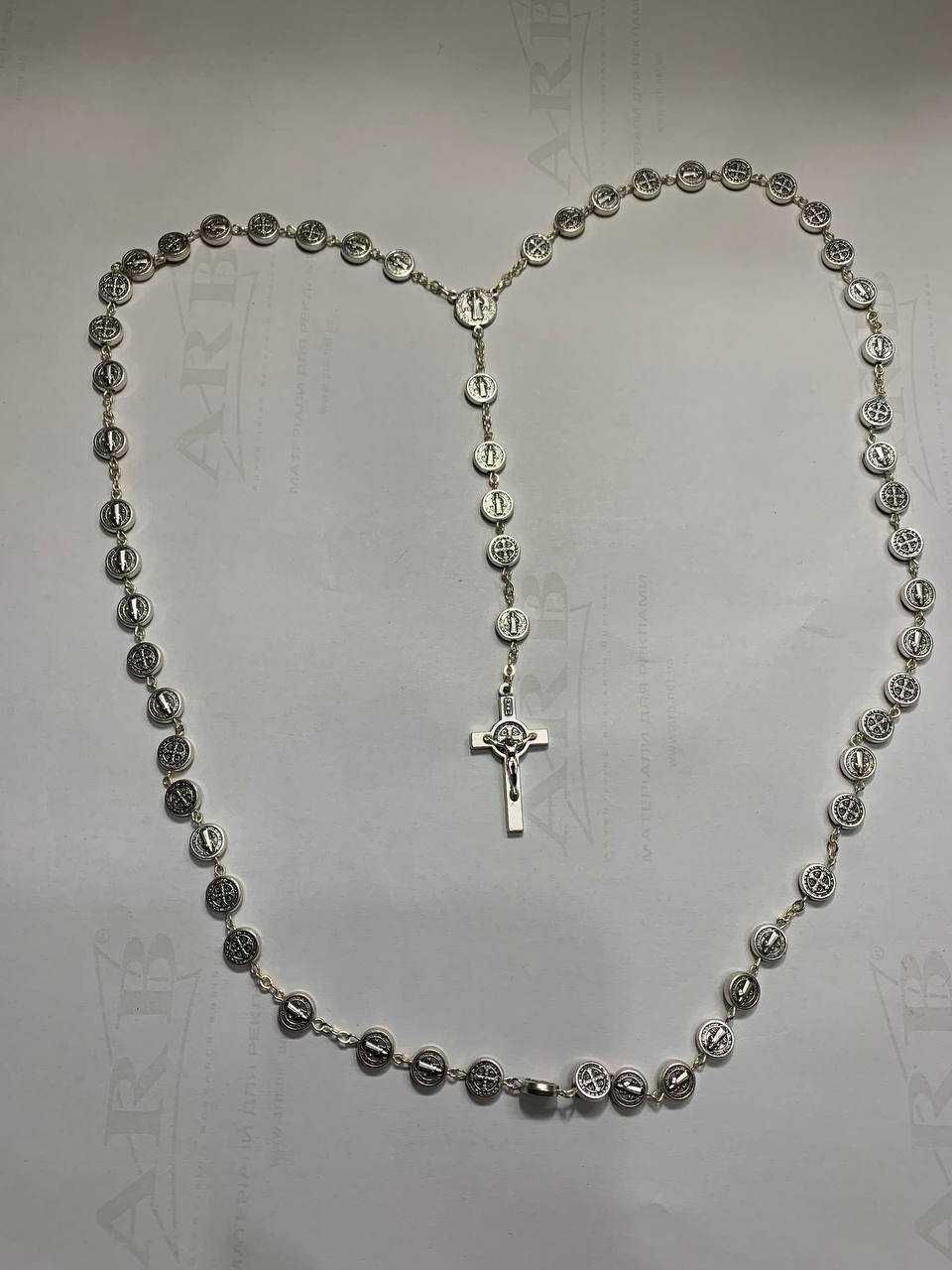 Розарий с распятием молитвенное ожерелье четки Вервица