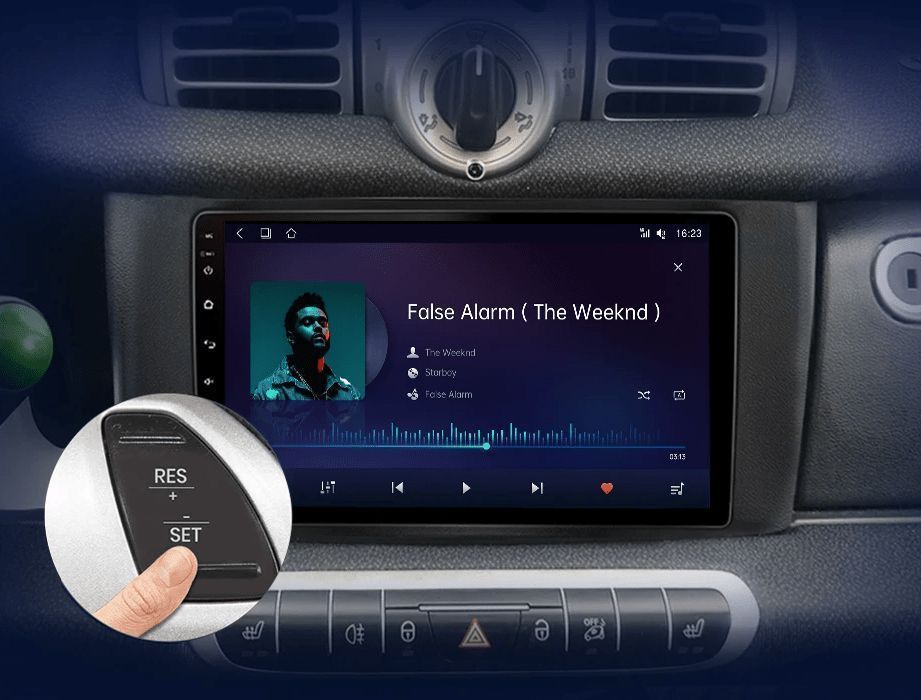 Radio Smart Fortwo 2011 - 2015, CarPlay Android 2GB, 32GB