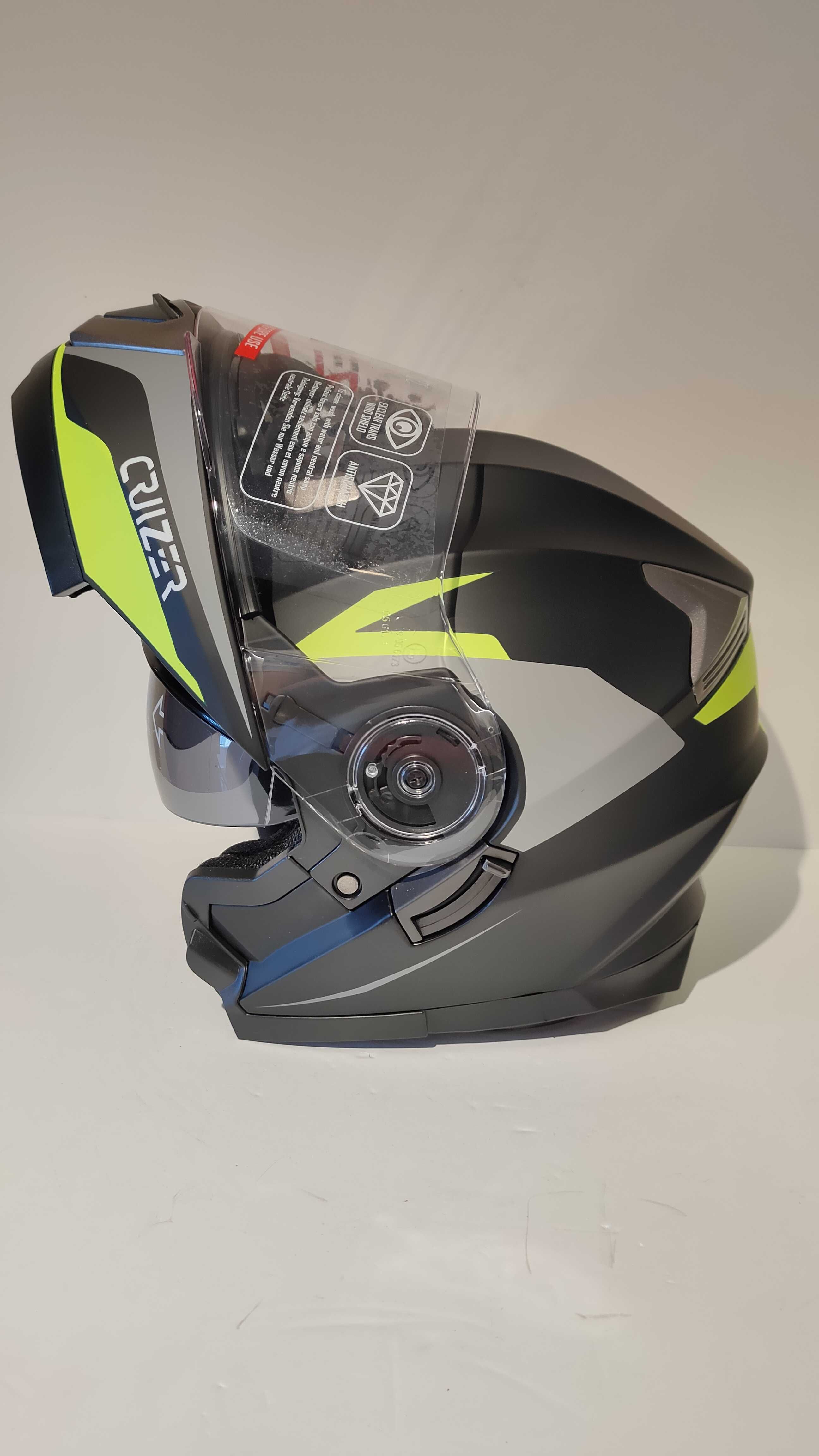 Capacete modular mota scooter novo