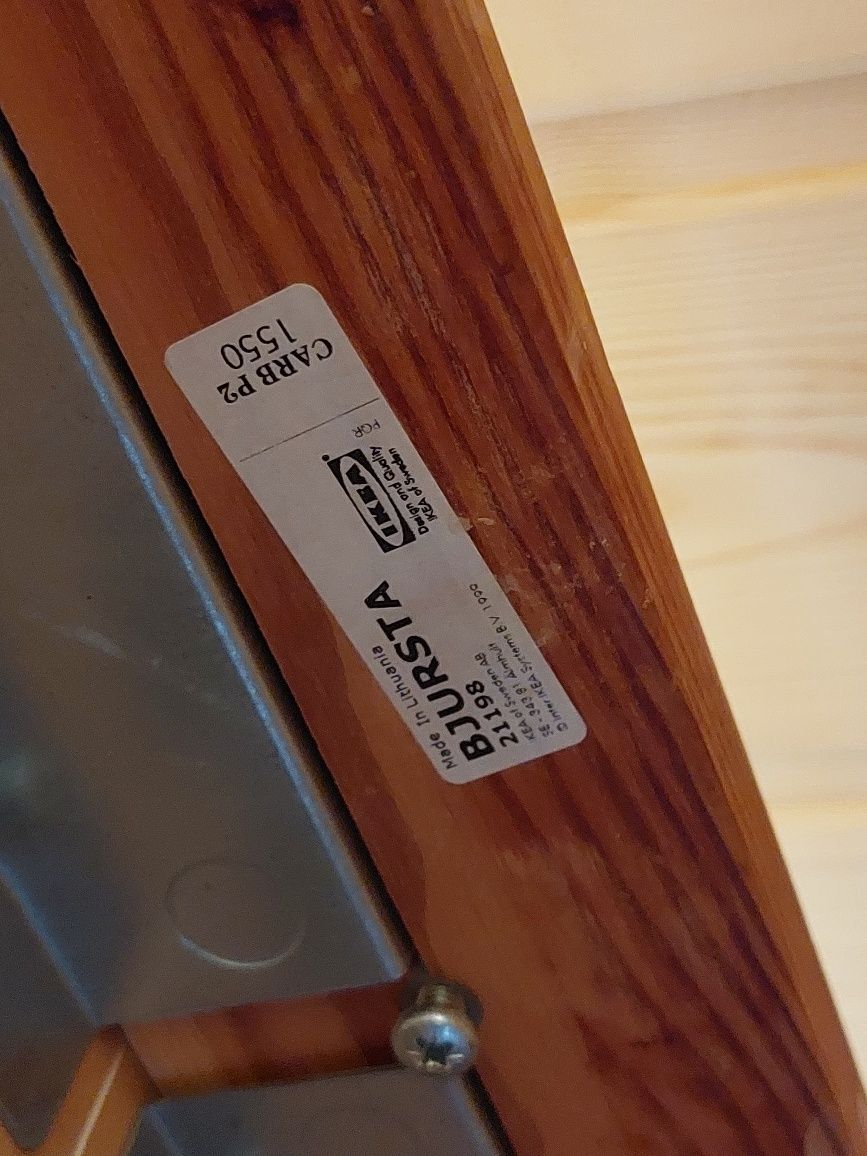 Stół IKEA BJURSTA biały, rozkładany