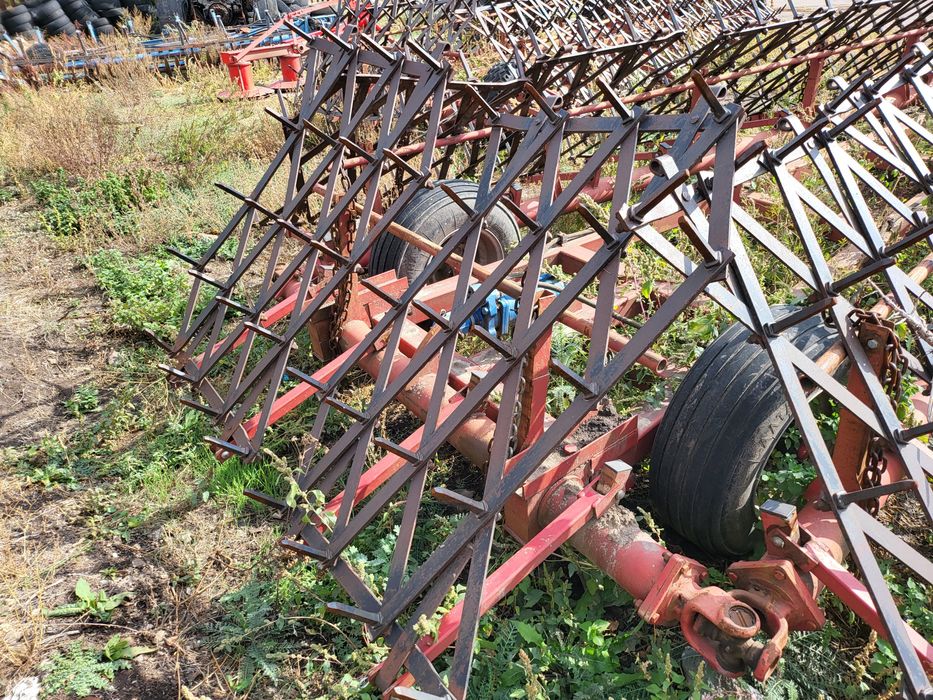 Борона гідравлічна БГ-14, ТЕХНОПОЛЬ, зчіпка зубових борін, 2016 р.в.