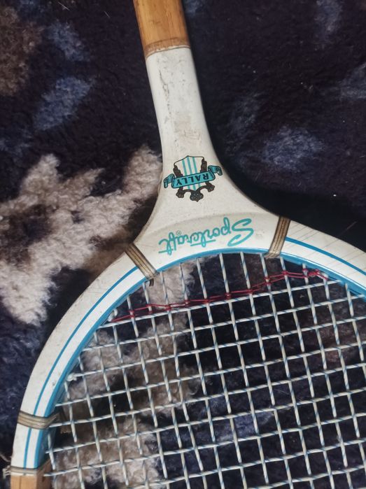 Raquete de tênis antiga sportcraft