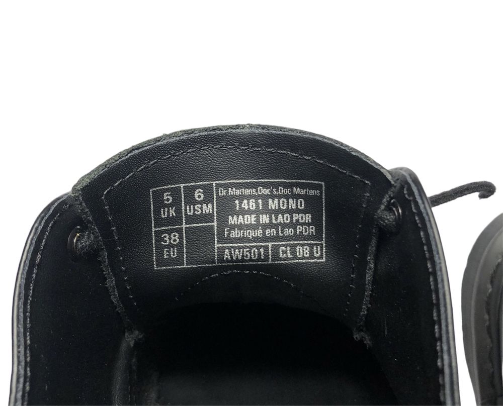 Dr. Martens 1461 mono black smоoth