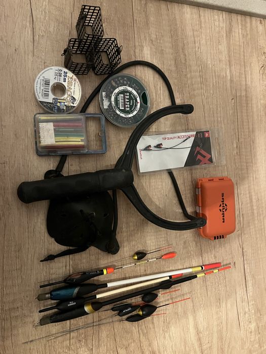 Akcesoria wędkarskie, spławiki, koszyki feeder, proc…