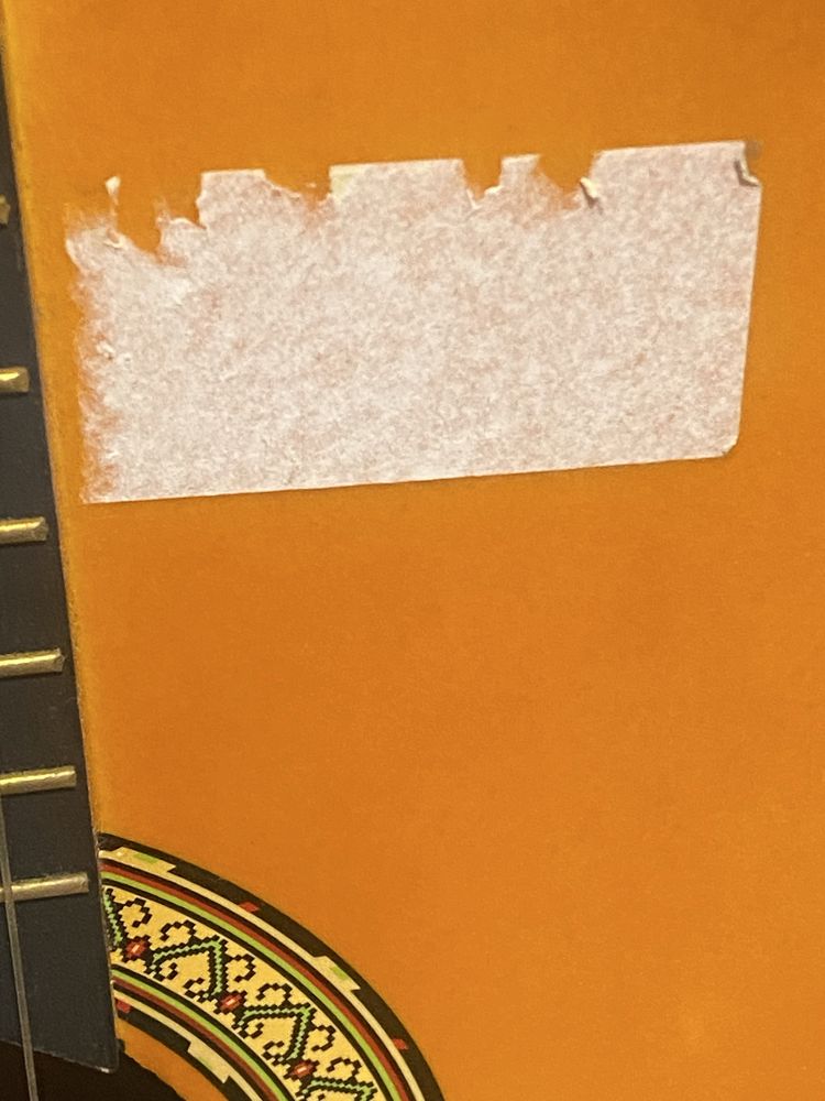 Guitarra classica 3/4 com capa e palhetas