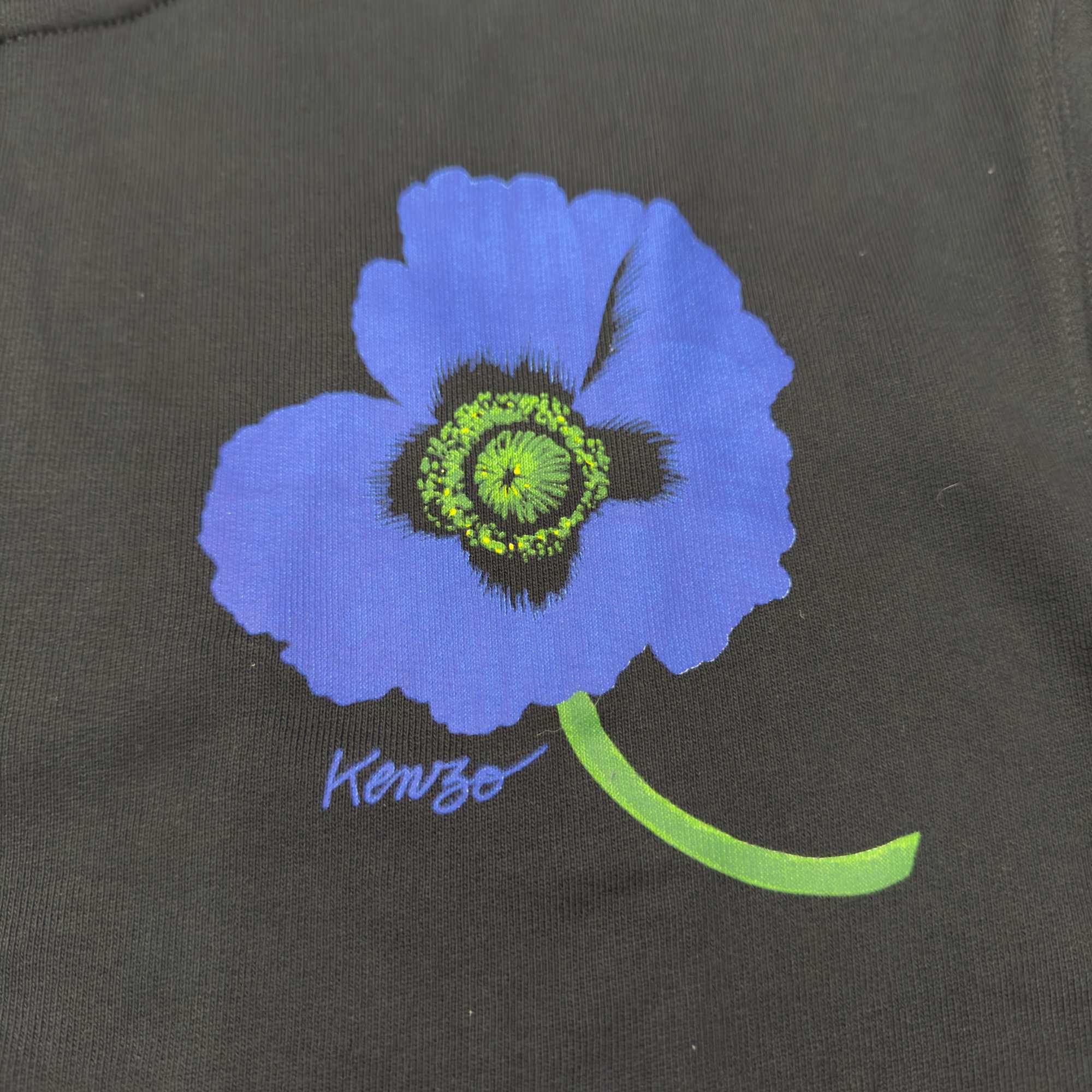 Kenzo Placed Poppy Classic Fz H 5SW424 bluza kapturem rozmiar XL