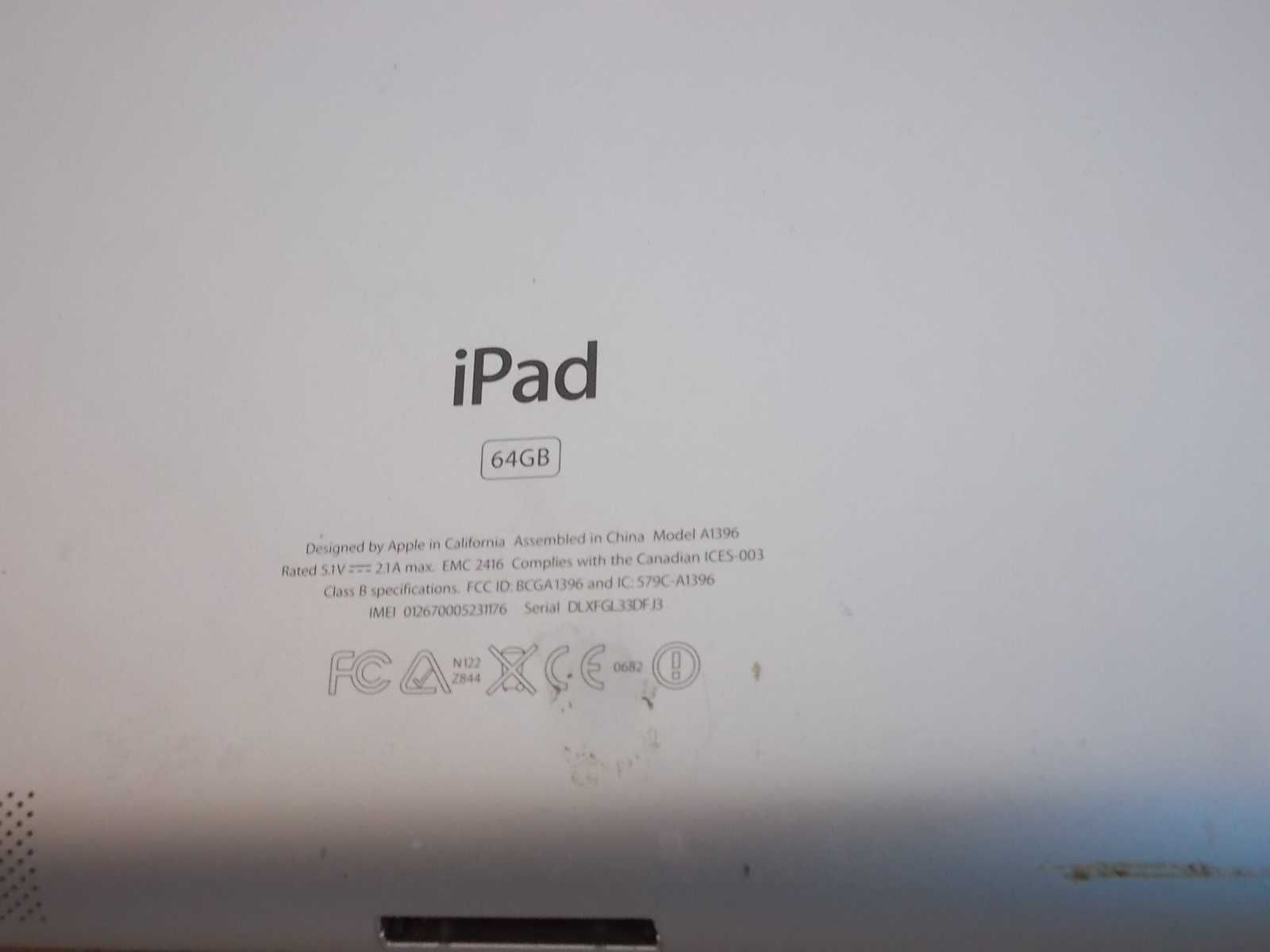 Apple iPad 2 A1396