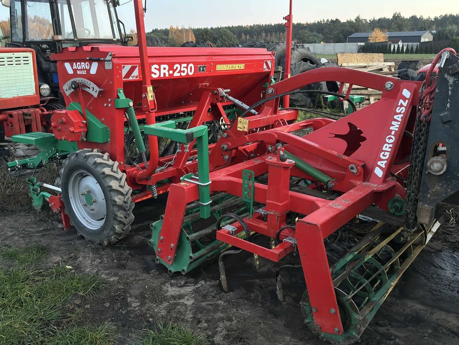 # Zestaw Uprawowo-Siewny Agro-Masz 2,5m SR250//2015r//jak Nowy#Unia
