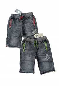 Krótkie spodenki szorty jeansowe dla chłopca nowy 170-176