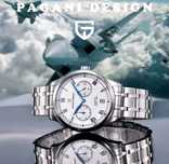 Механічний годинник Pagani Design Pilot калібр Seiko NH39 з подзаводом