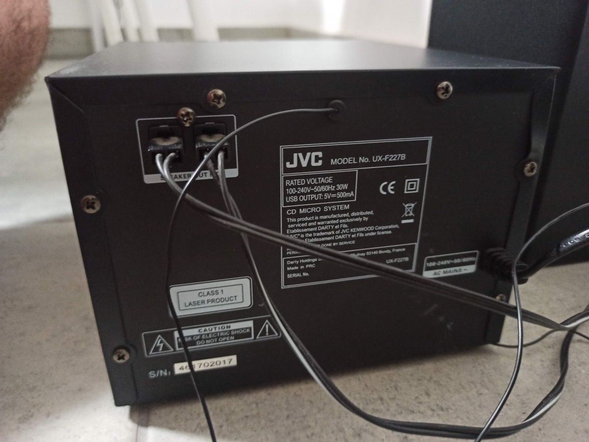 Aparelhagem JVC Bluetooth UX-F227B