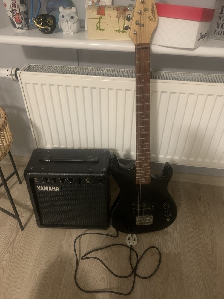 Wzmacniacz plus gitara elektryczna