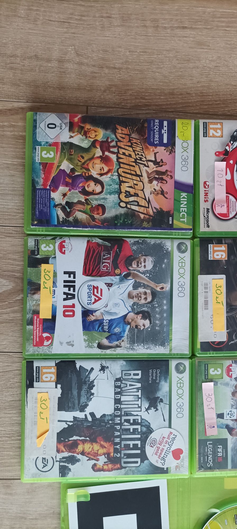 Sprzedam Gry na Xbox 360 cena za całość 100 zł zł