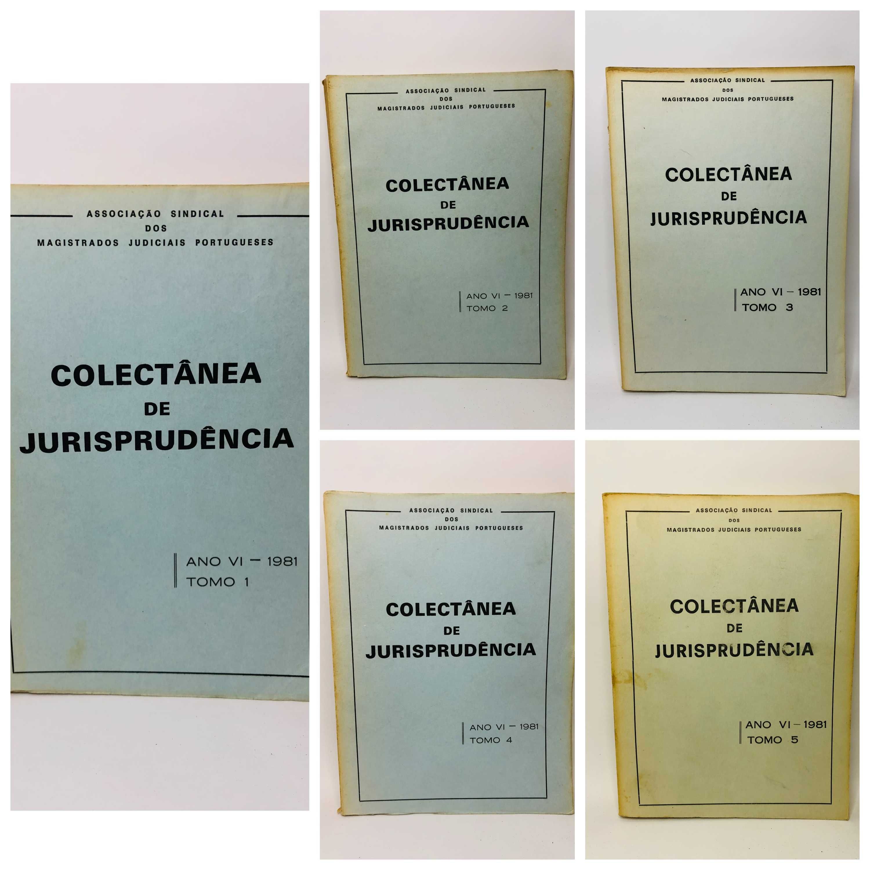 Colectânea de Jurisprudência Ano VI - 1981 Tomo 1, 2, 3, 4 e 5