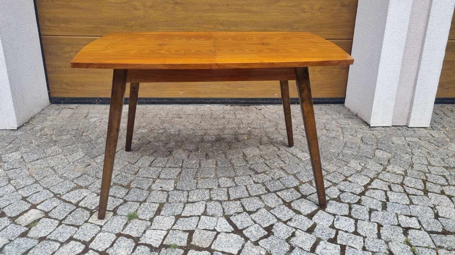 Stół i 4 krzesła Lejkowski Leśniewski 1326 Design PRL Mid Century