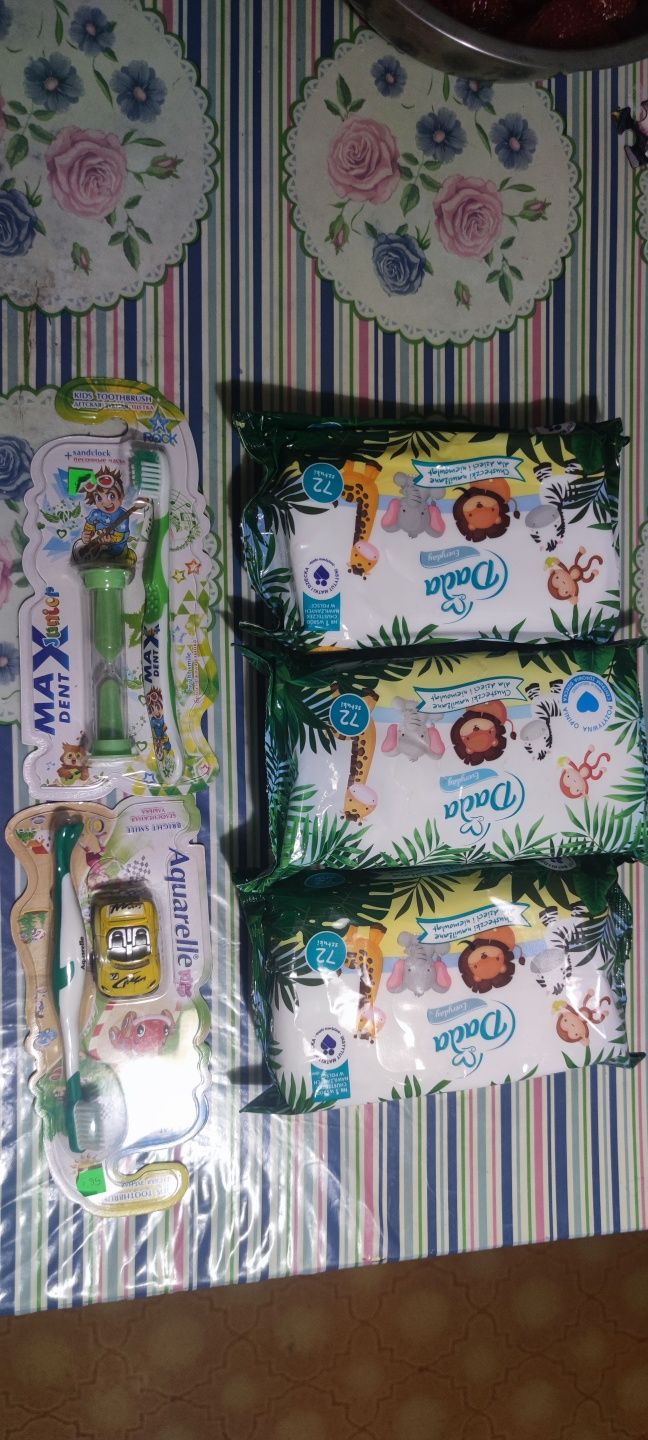 Dada, Lupilu, Pampers, Happy памперсы 3,5, 6,салфетки влажные