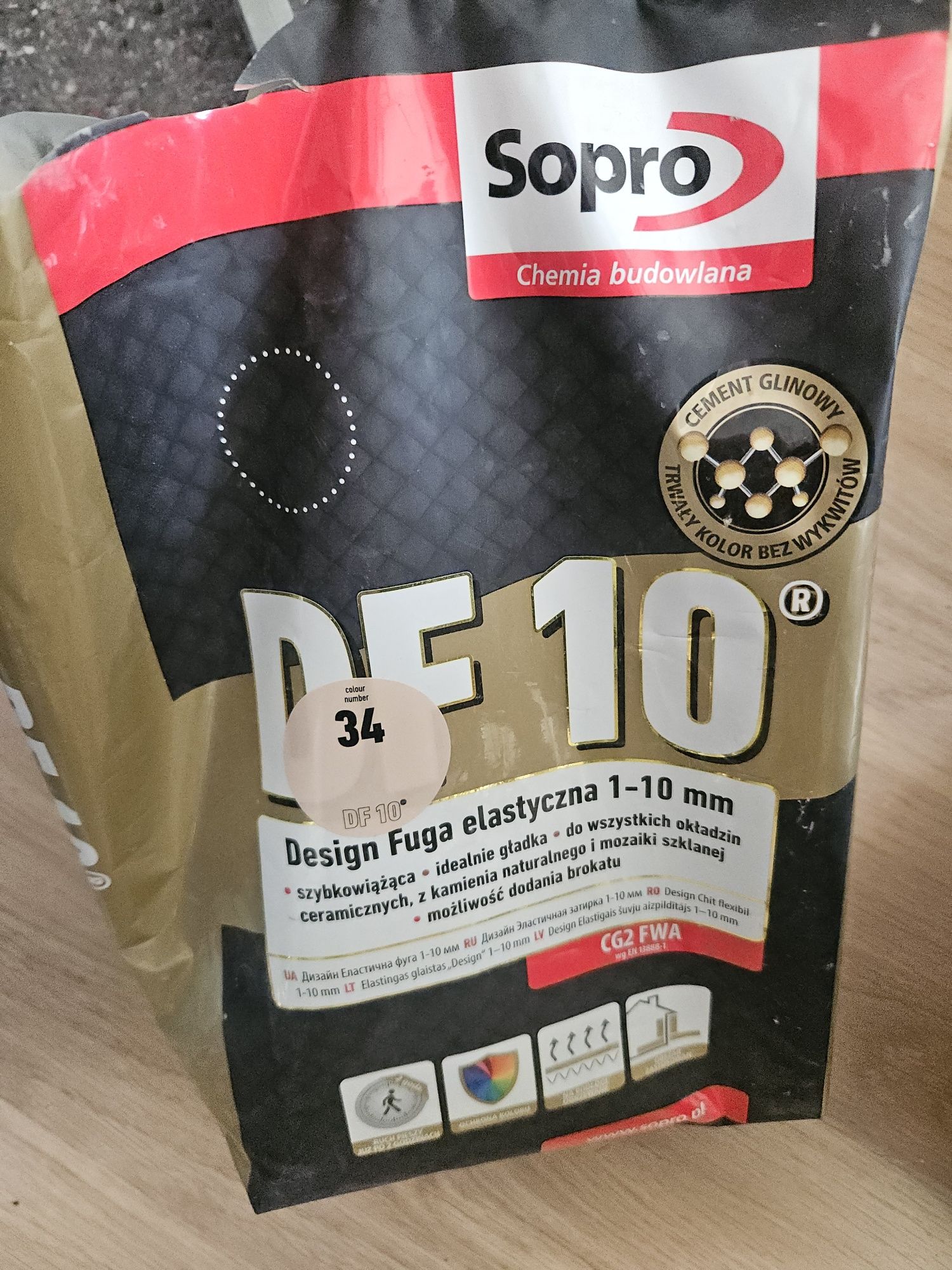 Fuga elastyczna sopro df 10 numer 34 bez bahama