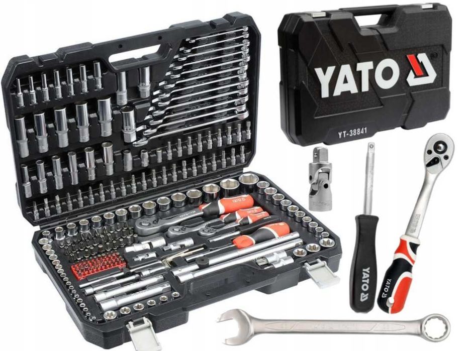 Nowy profesionalny zestaw 216 elementów Yato YT-38841