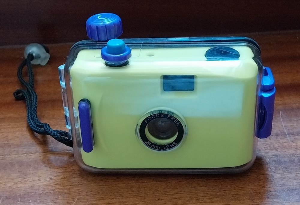 Máquina fotográfica à prova de água