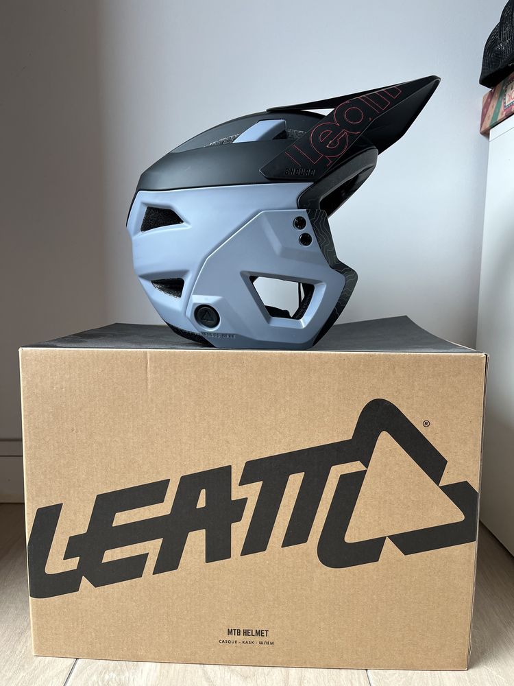 Nowy kask Leatt Enduro 3.0 titanium 3w1 M 55-59