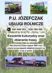 Koszenie kukurydzy oraz zbieranie trawy