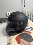 Kask motocyklowy czarny