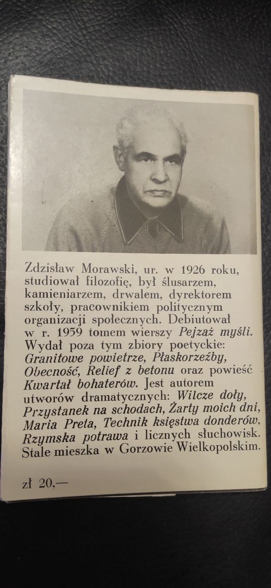 "Nie słuchajcie Alojzego Kotwy" Zdzisław Morawski