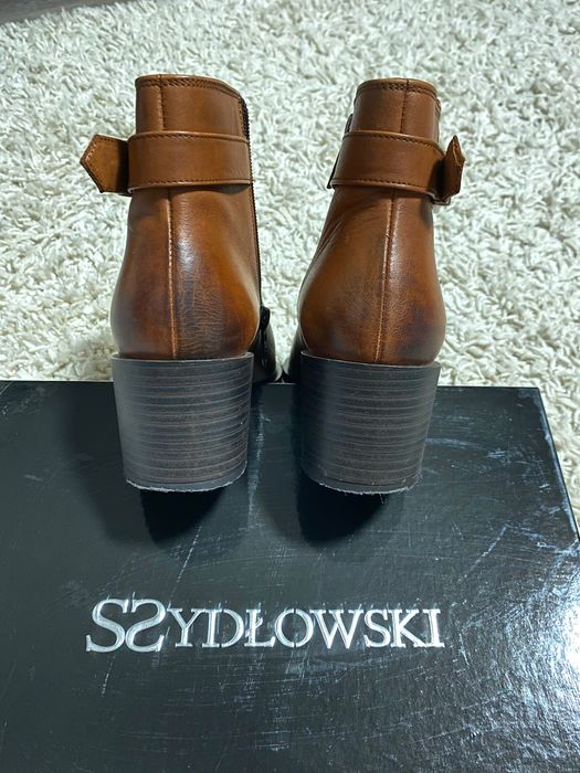Чобітки жіночі. Шкіра. 38р. Szydlowski