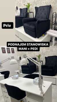 Podnajem stanowiska dla stylistki paznokci Manicure i Pedicure