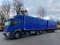 Mercedes-Benz MERCEDES ANTOS 2636 6X2 CHŁODNIA Z AGREGATEM THERMO KING T-600R Z NIEMIEC  zestaw z PRZYCZEPĄ SCHMITZ ZKO 18 IZOTERMA  NR. REF . 2030  nr.ref 2030, zestaw, EURO 6