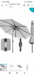 Parasol grafitowy  nowy 3m