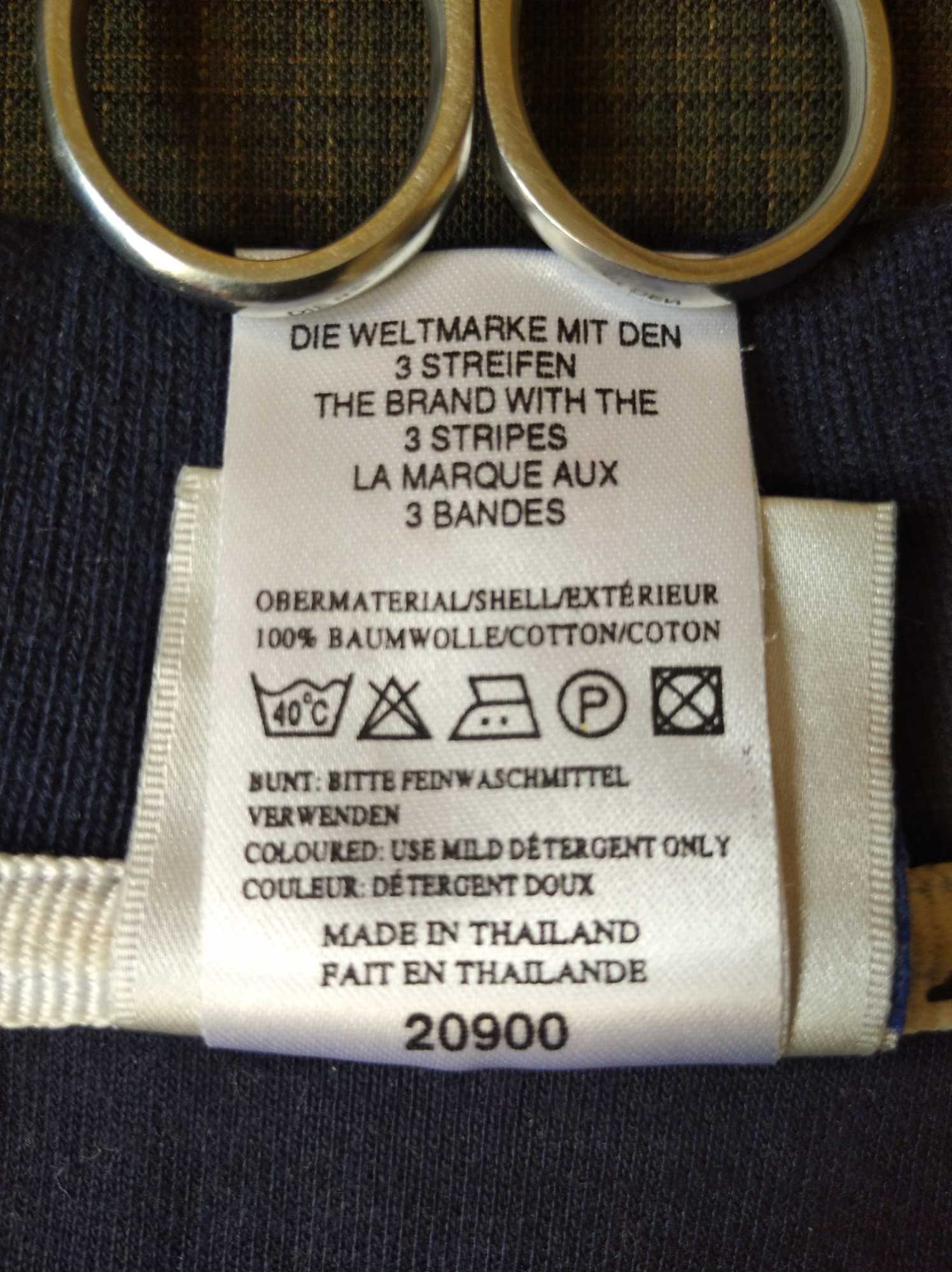 koszulka adidas dlugi rekaw duza ilosc loga duzo zdjec