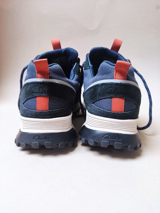 Чоловічі сині кросівки Clarks Atl Trek Walk на Waterproof